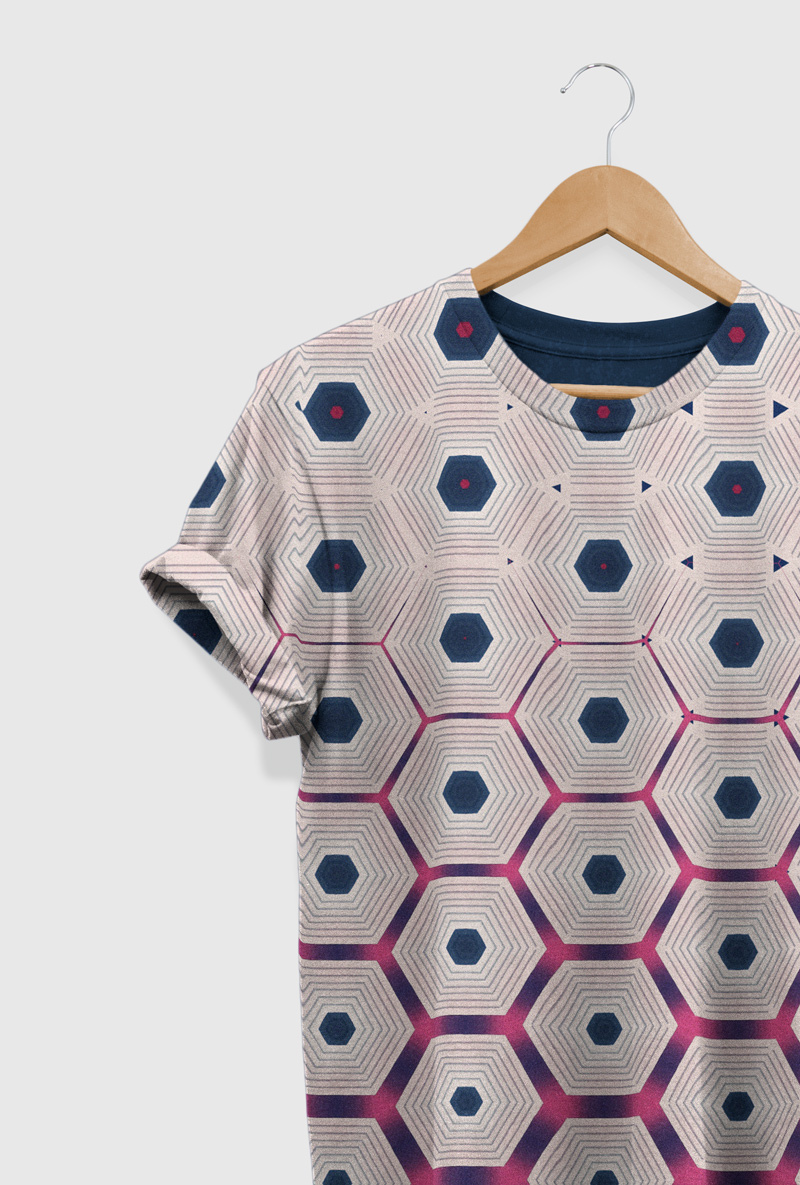 Repper pattern on a t-shirt